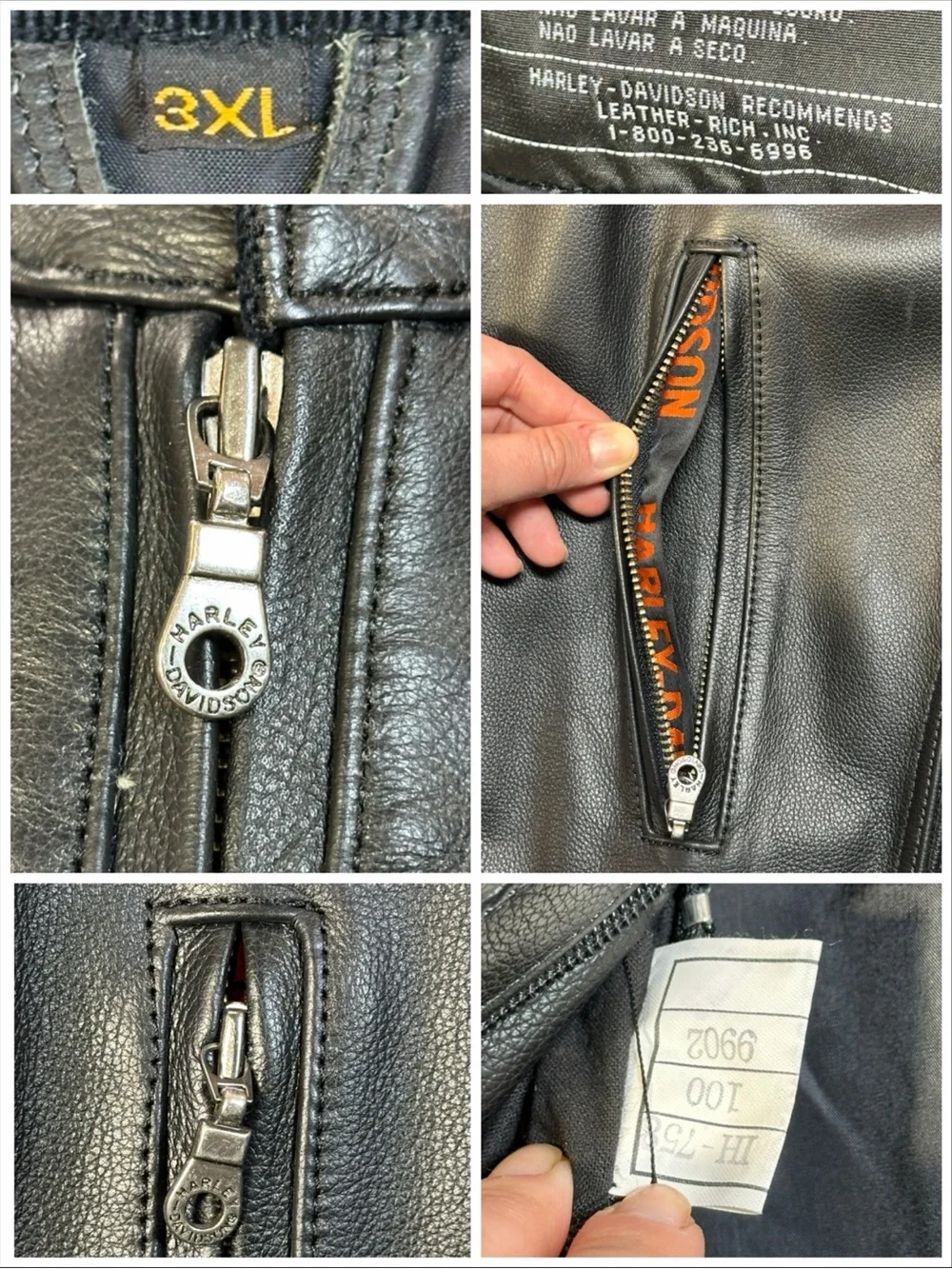 Harley-Davidson Victory Lane Leather Jacket, EUC, VTG? - Mens 3X
